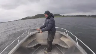 Boat fishing at Skarnsundet