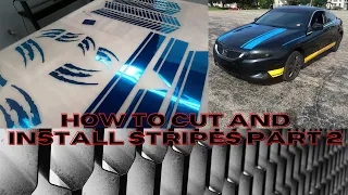 Installing Custom Vinyl Stripes On Any Vehicle!