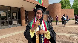 Moza, First Omani student to graduate from Gallaudet University 2022