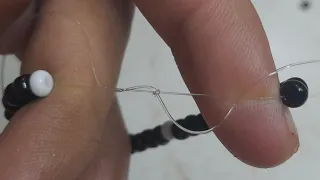 Tutorial | Como Hacer NUDO/AMARRAR para una pulsera de Hilo Elástico | Fácil