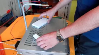 Прибор для термической резки пенопласта (бестрансформаторный)/ Thermo styrofoam cutter.