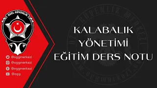 Özel Güvenlik Kalabalık Yönetimi Eğitimi Ders Notu