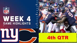 New York Giants vs. Chicago Bears Full Highlights 4th QTR | NFL Week 4, 2022