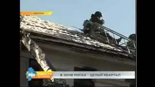 Угроза огнем всем зданиям. Первый пожар в истории 130 квартала в Иркутске