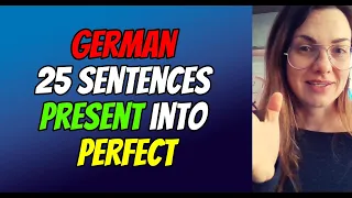 GERMAN FOR EVERYONE -A1-A2 -  PUT THESE SENTENCES INTO PERFEKT - CHOOSE A PROPER HELPING VERB