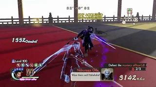 Samurai Warriors 4-II | Survival - Level 100 - Nobunaga Oda - No Rage Mode - Near-Max Custom Weapon