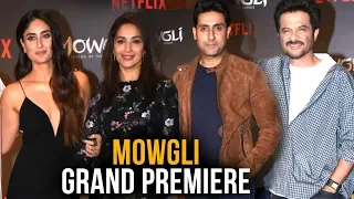 UNCUT- Christian Bale, Kareena, Madhuri, Abhishek, Anil At Netflix’s Mowgli Full Press Conference