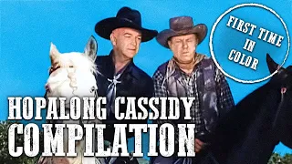 Hopalong Cassidy Compilation | COLORIZED | Free Cowboy Series