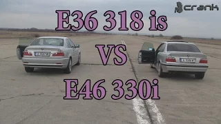 BMW E36 318is vs BMW E46 330i