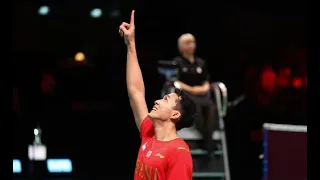 Final Thomas Cup 2021 | Jonatan Christie vs Li Shi Feng | Indonesia vs China