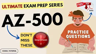 AZ-500  Important Real Exam Question | Microsoft Azure Security Technologies | 100% Pass | Free PDF