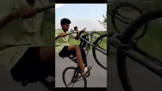 cycle wheeling status | cycle wheeling in tamil | how to wheeling cycle #cyclestunt