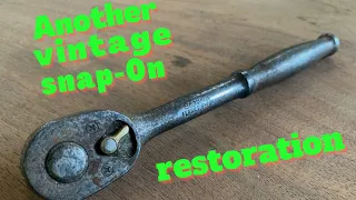 Snap-on ferret ratchet restoration! Bringing it back to life! WW11 era!