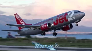 Beautiful Boeing 737-300 Close-up Takeoff from Split Airport LDSP/SPU