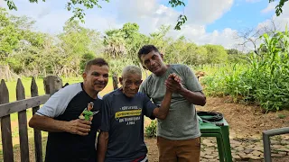 Chico museu levou visita na casa do patonho nas véspera do aniversário