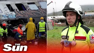 'I'll never forget the bodies': Greek train rescuer describes operation following deadly crash