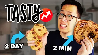 I Tried Making the TASTY 2-Minute vs. 2-Day COOKIES....