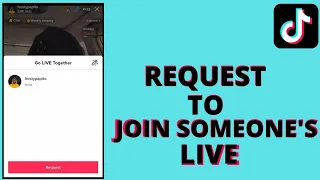 How to request to join someone's tiktok live