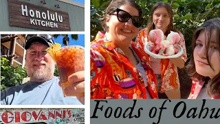 Some of our FAVORITE foods in Hawaii | Oahu | Aulani | Honolulu | North Shore