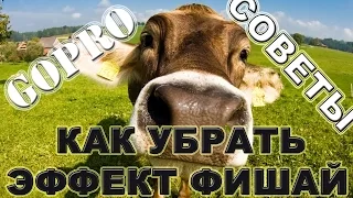 Советы GoPro. Как убрать или добавить эффект фишай