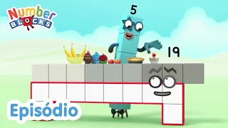 Numberblocks en Español | Episodios completos |DIECINUEVE