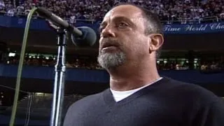 2000 WS Gm1: Billy Joel performs the national anthem