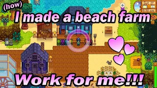 I Made a Stardew Beach Farm Work for me