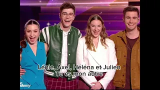 Lénie, Axel, Héléna et Julien - Tu es mon autre ( Star academy 2023 )
