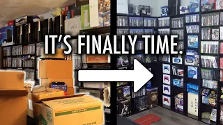 Moving My (Messy) Game Collection & Setting Up My New Game Room