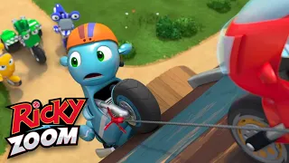 New Friends ⚡️Loops AMAZING Present! ⚡️ Motorcycle Cartoon | Ricky Zoom