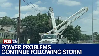 Houston weather: Power problems remain for thousands