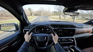 2023 GMC Sierra 1500 Denali Ultimate POV Walkaround and Test Drive ASMR