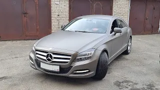 Mercedes CLS 350 C218 обездвижен, но не сломлен. Оживляем!