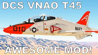 VNAO T-45 Goshawk | REAL PILOT | Full Flight | First Impressions | DCS World