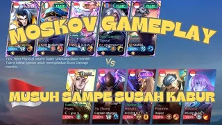 Moskov Bantai Bantai Musuh🔥‼ | SOLO RANK GAMEPLAY #mlbb #game #subscribe