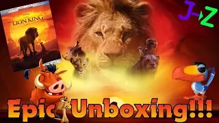 The Lion King (2019) Blu-Ray/DVD/Digital Unboxing (JtoZ TV Epic Unboxing)