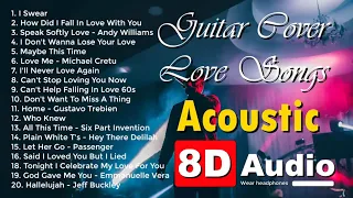 Guitar Acoustic Songs | Acoustic Cover Of Popular Love Songs - 8D Audio | Audioblaz