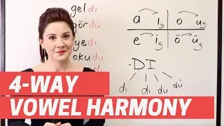 Learn Turkish Grammar: 4-Way Vowel Harmony in Turkish