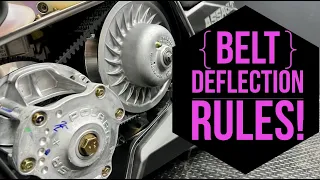 BELT DEFLECTION EXPLANATION AND HOW TO ADJUST! ALSO WHAT DOES WHAT INSIDE OUR CLUTCHES!