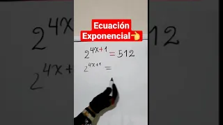 Ecuaciones exponenciales (Facíl)👆