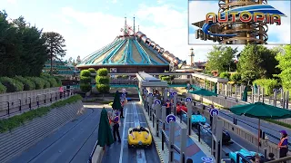 Autopia Full POV Ride Experience in Discoveryland - Disneyland Paris - June, 2021