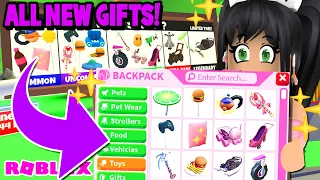 OPENING ALL *NEW* GIFTS🎁 IN ADOPT ME (roblox) UPDATE