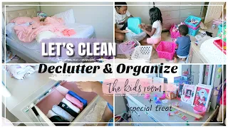 LET'S CLEAN TOGETHER // ORGANIZING THE KIDS ROOM