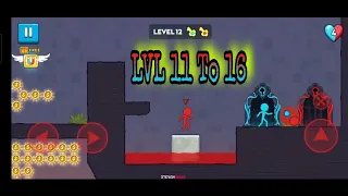 Red Boy Blue Girl / Level 11 To 15/ Gameplay And Walkthrough #stevengaming