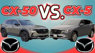 Mazda CX-50 VS Mazda CX-5 comparison // Compact SUV battle.