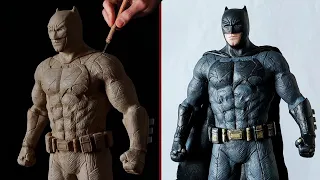 Sculpting BATMAN | Ben Affleck Suit [ BVS ] Timelapse