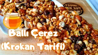 Krokan Tarifi - Ballı Çerez Tarifi (Ballı çerez nasıl yapılır) Ballı Krokan Tarifi