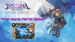 Dissidia Final Fantasy Opera Omnia Firion Burst Fervid Blazer