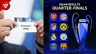 🚨 UEFA Champions League Quarter-Finals Draw 2023/24 -  Semi-finals Draw Results