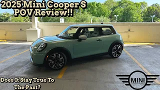 2025 Mini Cooper S POV Review! Is It A Complete Redesign?